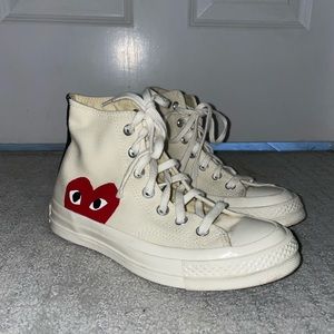 Comme de garçon converse size 6 US